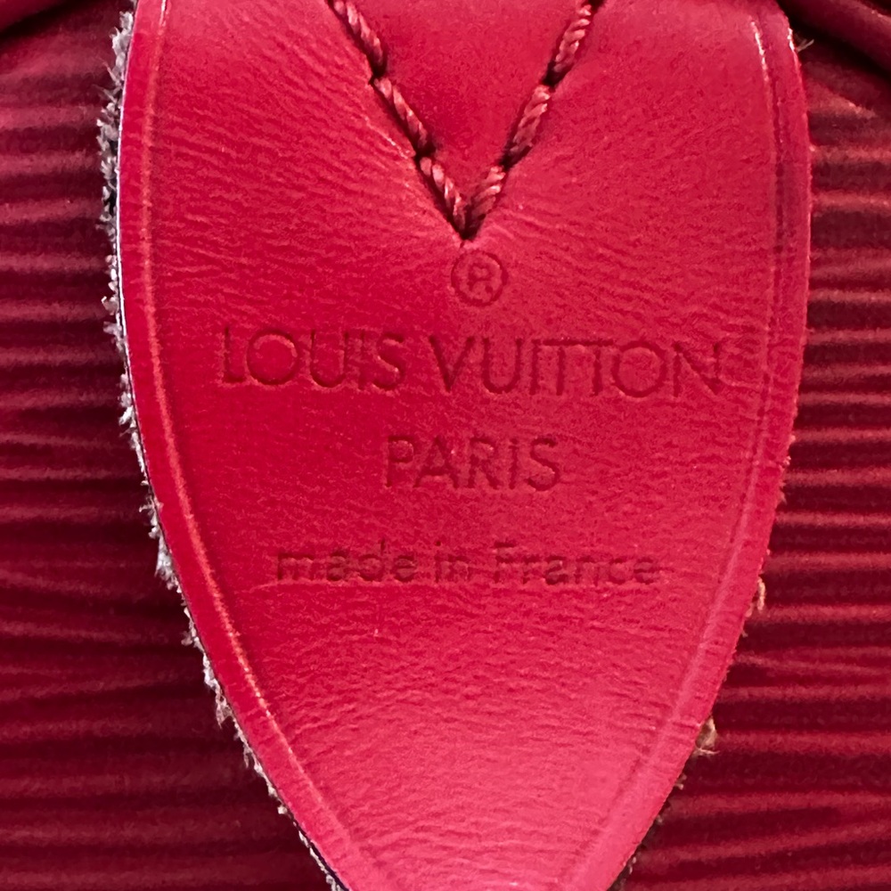 Louis Vuitton Red Epi Leather Handbag - Picture 3 of 16